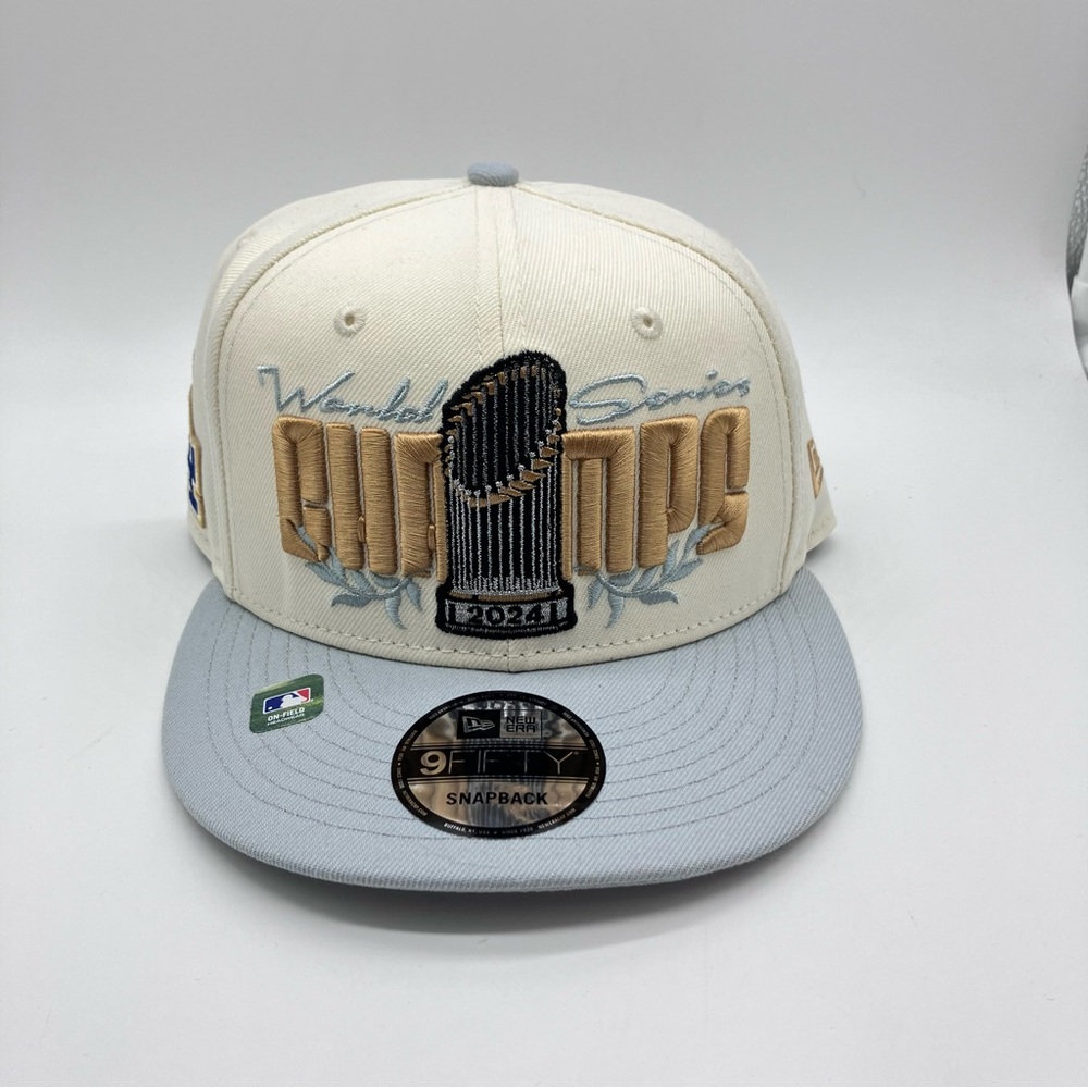 New Era 9FIFTY Snapback Hat with Black and Cream Interior
